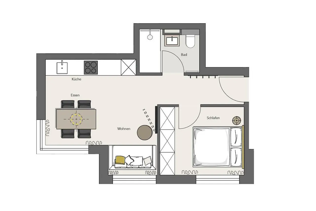 Modern Apartment Near Downtown Monachium